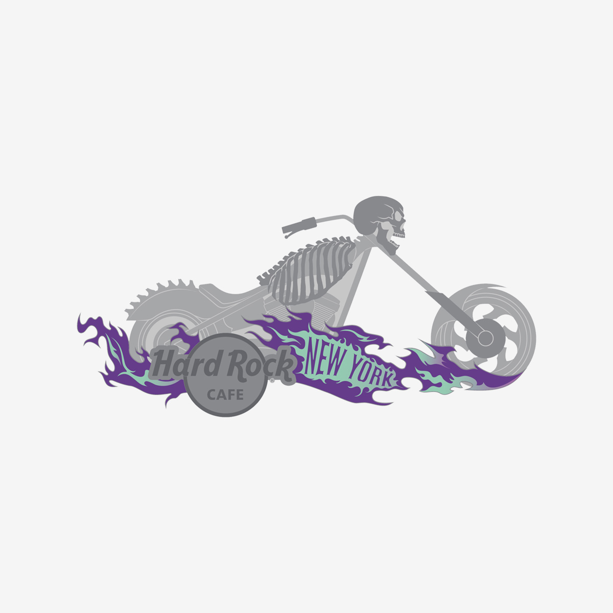 Limited Edition 3D Chopper Bike Pin Series image number 1